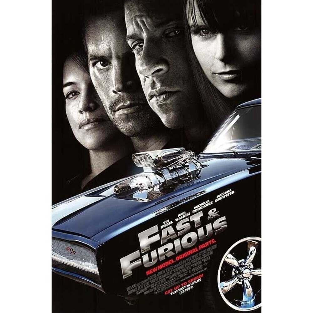 ORIGINAL 2009 Fast & Furious Movie Poster 11X17 Paul Walker Vin Diesel Brian Dom